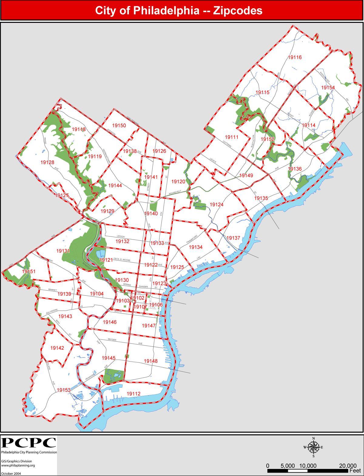mapa ng Philly pa
